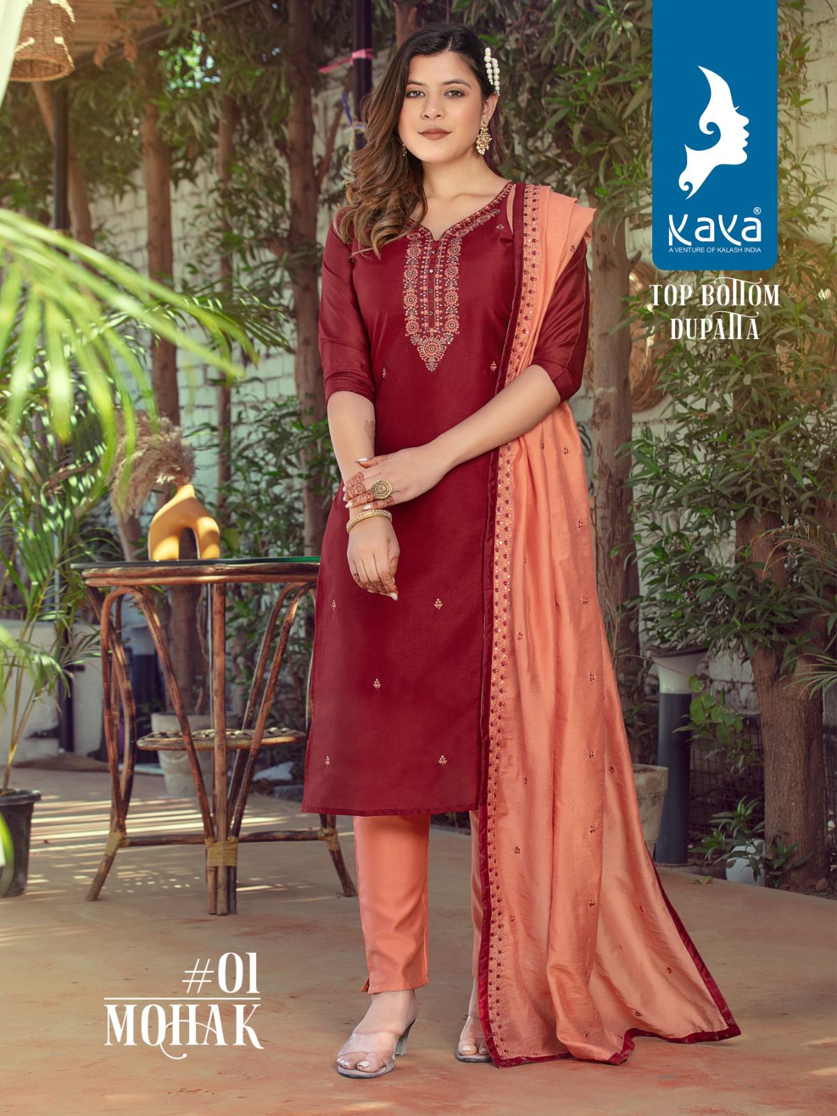 Mohak By Kaya 01 To 08 Readymade Salwar Suits Catalog
